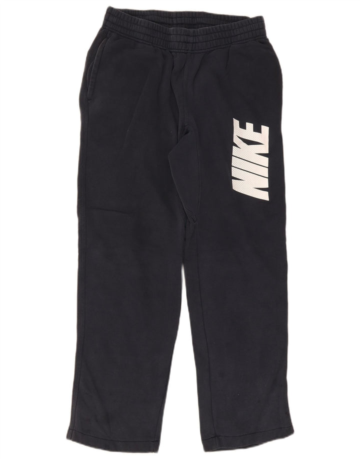 Nike Herren-Trainingshose mit Grafik, mittelmarineblaue Baumwolle