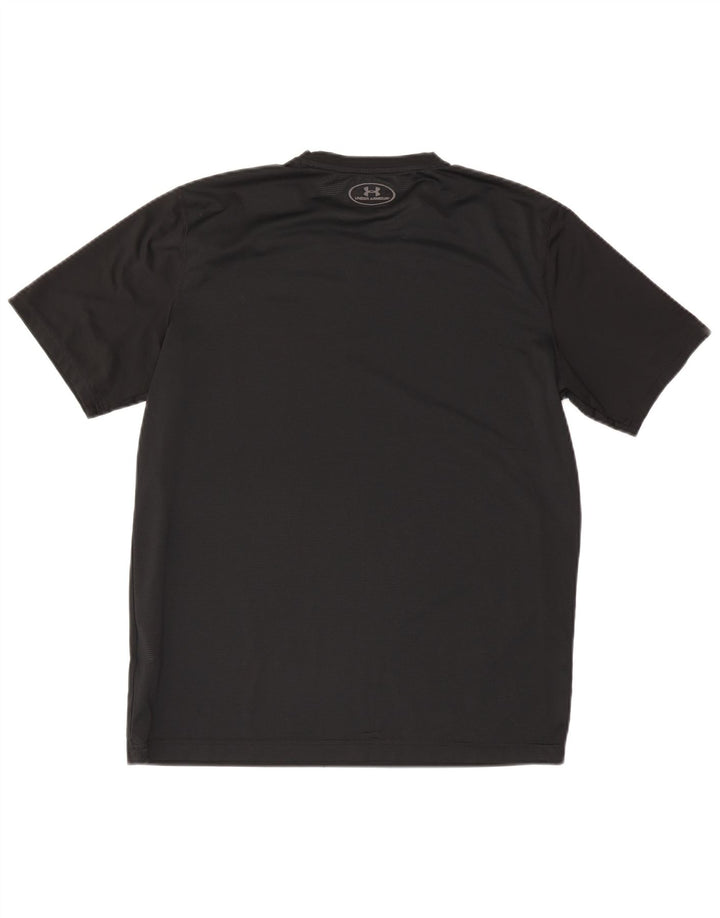 Under Armour Herren Heat Gear T-Shirt Top Large Schwarz Polyester