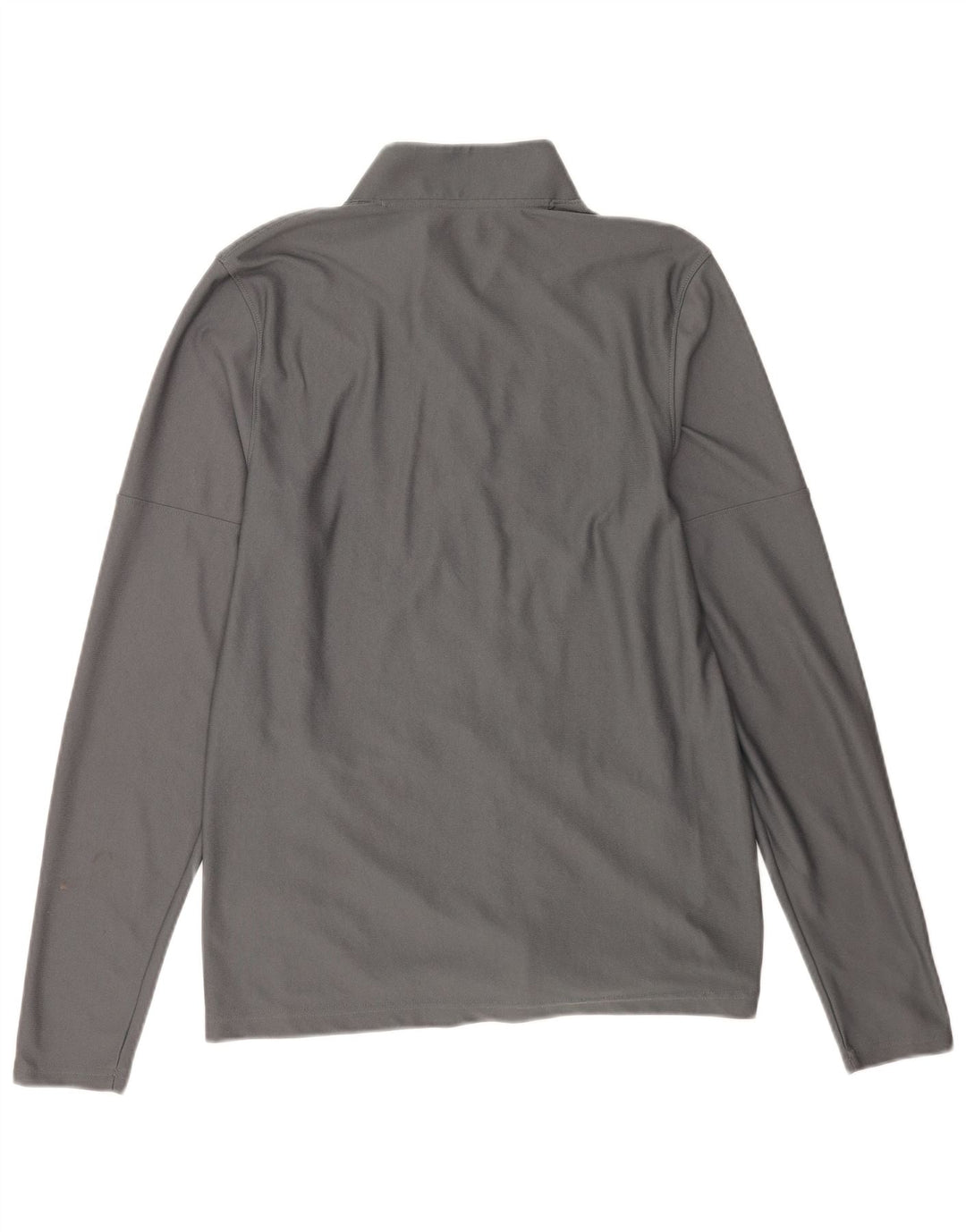Under Armour Herren-Trainingsanzugoberjacke aus mittelgrauem Polyester