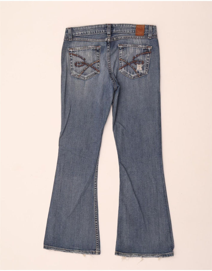 BKE Schlagjeans für Damen, W29, L29, blaue Baumwolle