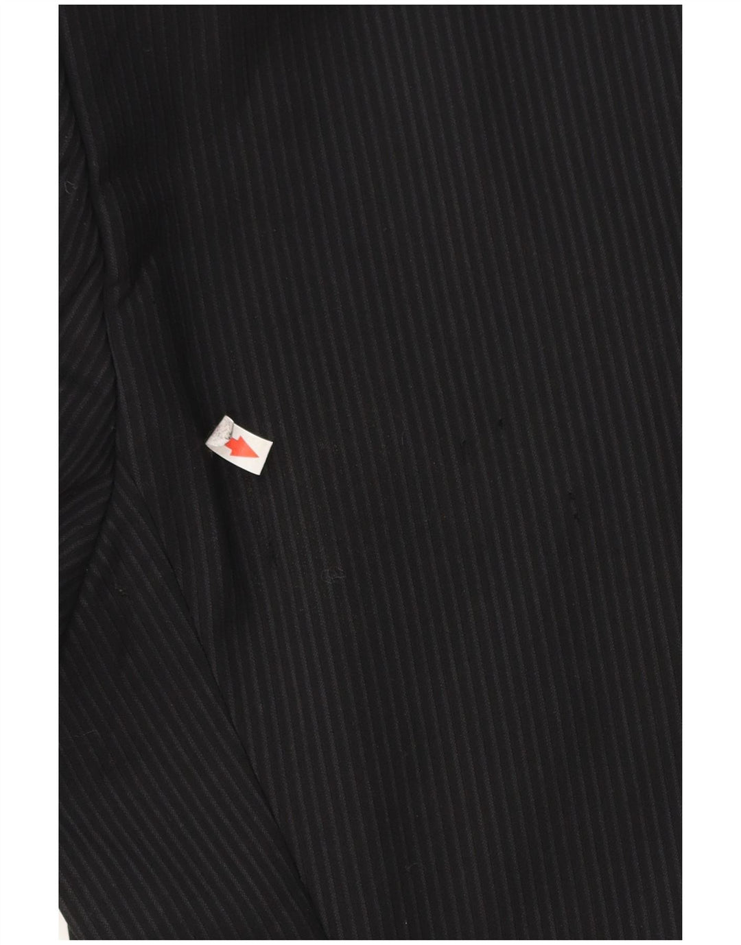 Hugo Boss Herren-Blazer mit 2 Knöpfen, EU 54, 2XL, schwarze Nadelstreifen-Schurwolle
