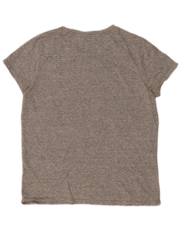 Levi's Damen T-Shirt mit Grafik, UK 12, Mittelgrau