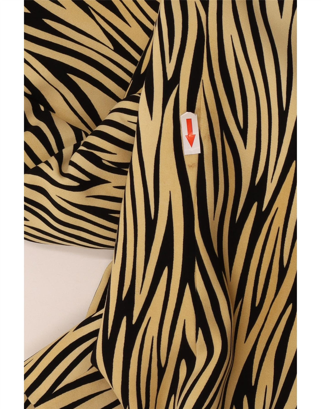 Basler Damen-Blazer mit 1 Knopf, UK 14, Mittelgelb mit Tiermuster