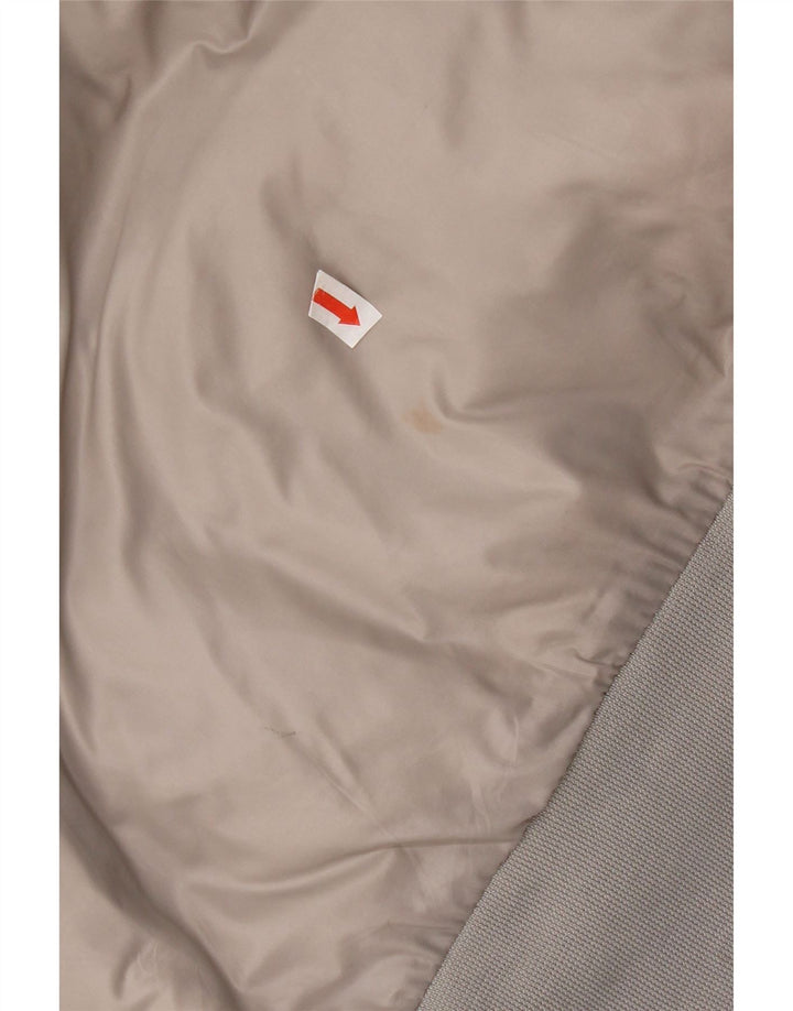 Nike Herren-Jacke mit Kapuze, gepolstert, Größe 36, Größe S, grau, Polyester im Blockfarben-Design