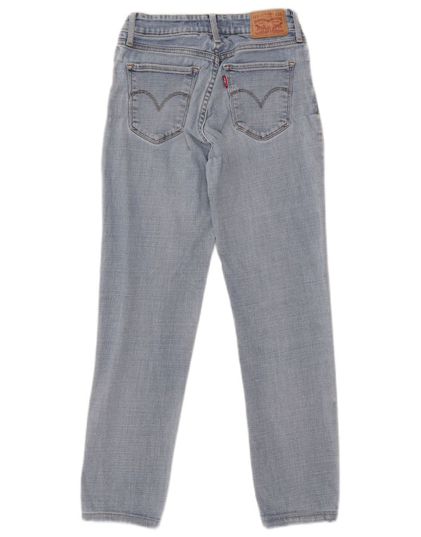 LEVI'S Damen 711 Skinny Jeans W26 L26 Blau