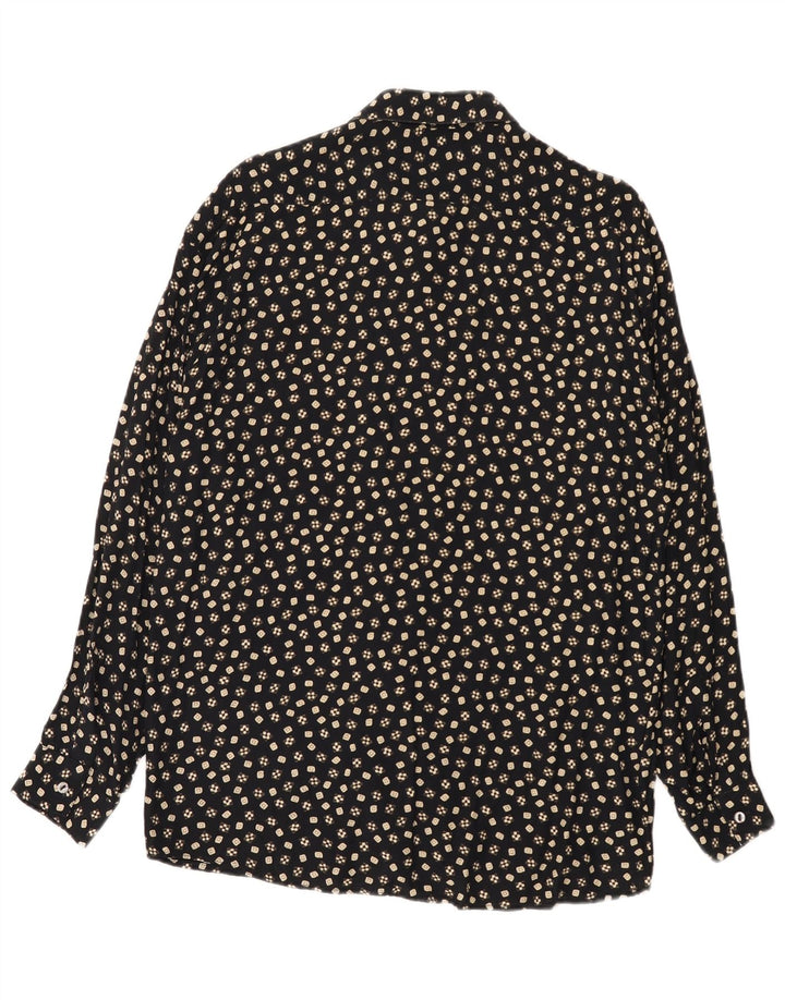 Tipo' S Herrenhemd Medium Black Floral Viscose