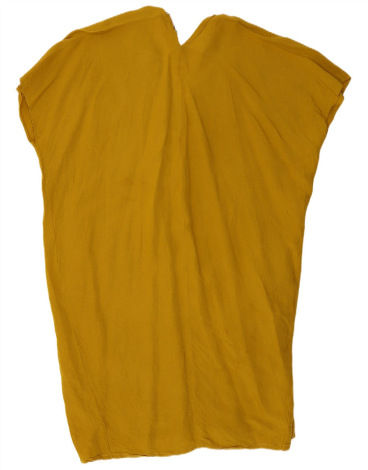 Zara Damen Übergroßes Tunikakleid UK 18 XL Gelb