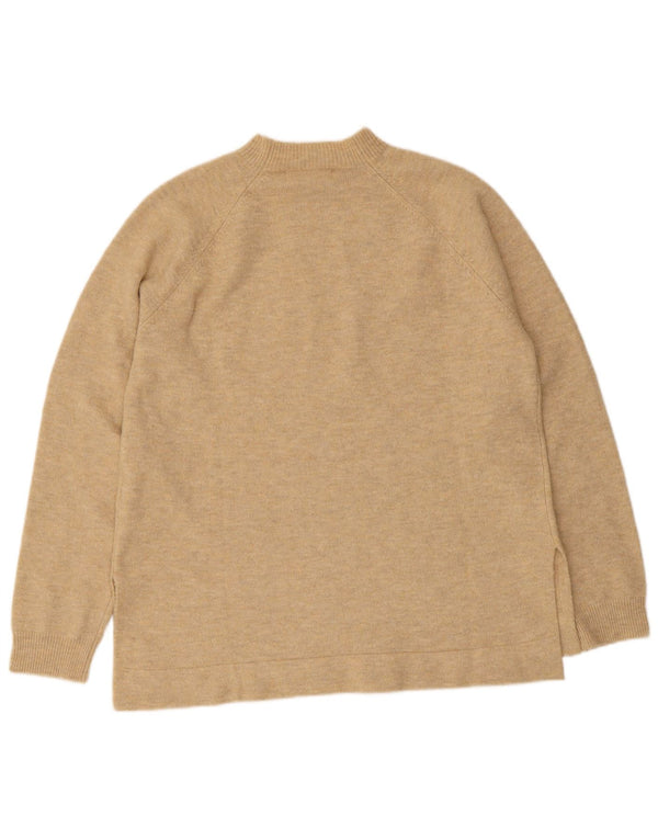Indi & Cold Rollkragenpullover für Damen, UK 14, mittelbeigefarbenes Polyester