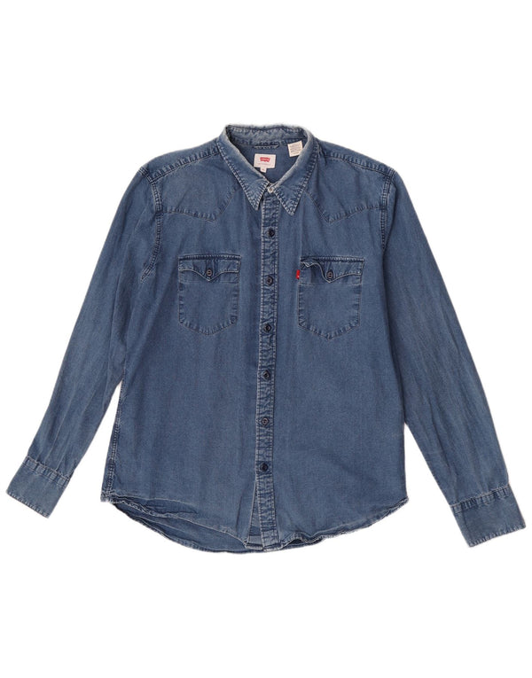 Levi's Herren-Jeanshemd XL aus blauer Baumwolle