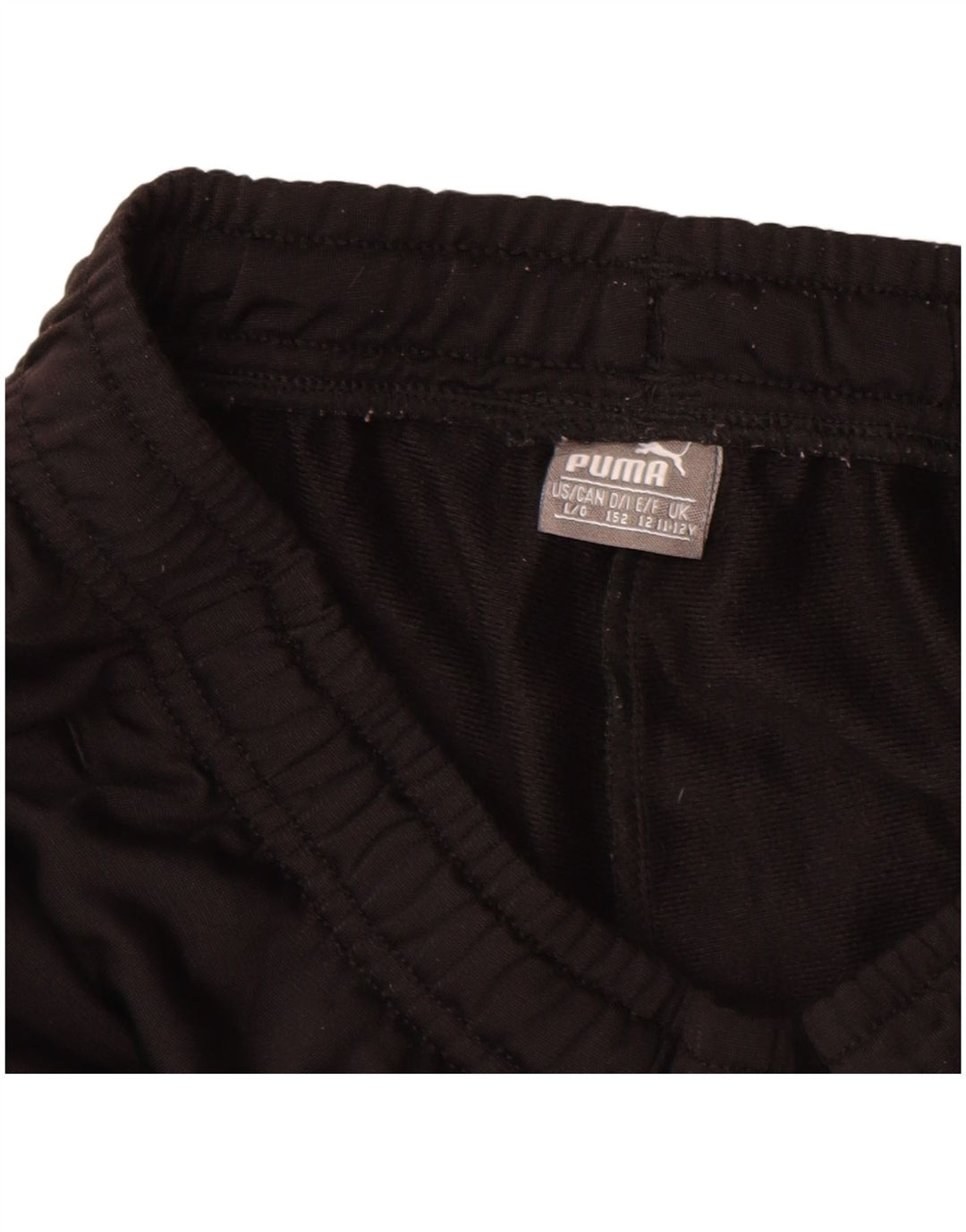 PUMA Jungen-Trainingshose, Jogginghose, 11–12 Jahre, schwarzes Polyester