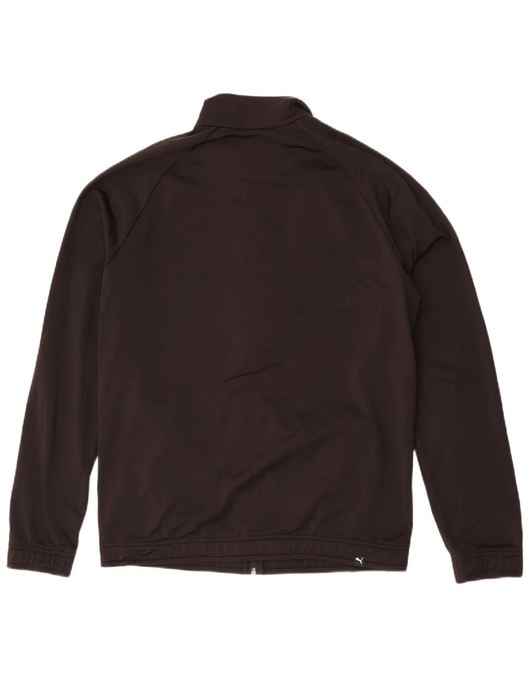 Puma Herren-Trainingsanzug mit grafischem Oberteil, Mittelschwarzes Farbblock-Polyester