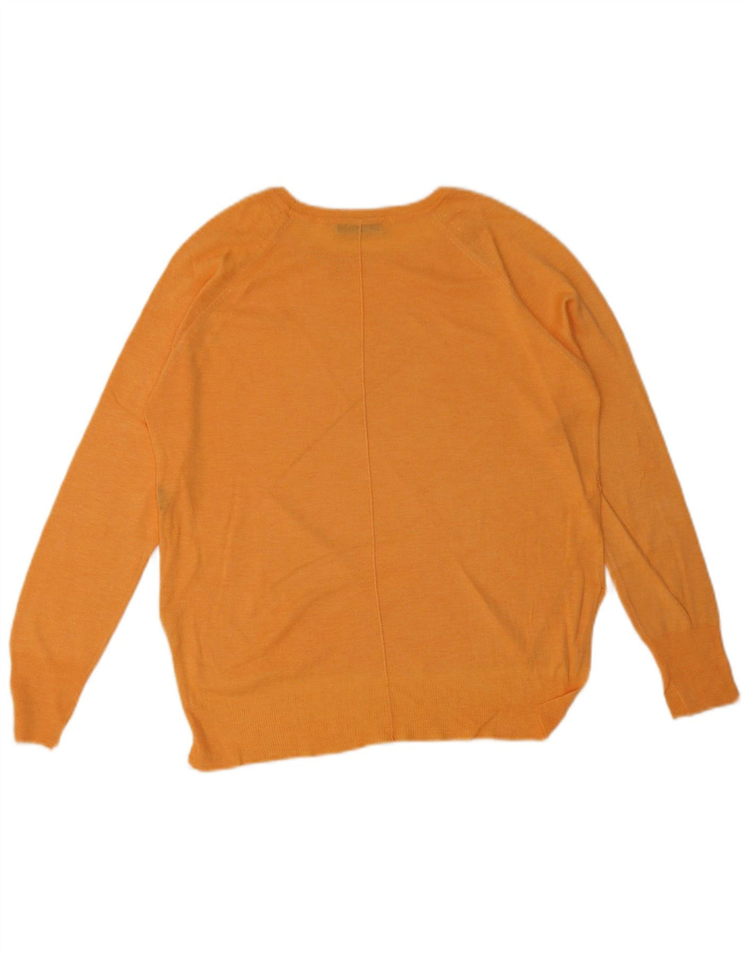 Zara Damen-Pullover mit U-Boot-Ausschnitt, Gr. 14, Mittelorange