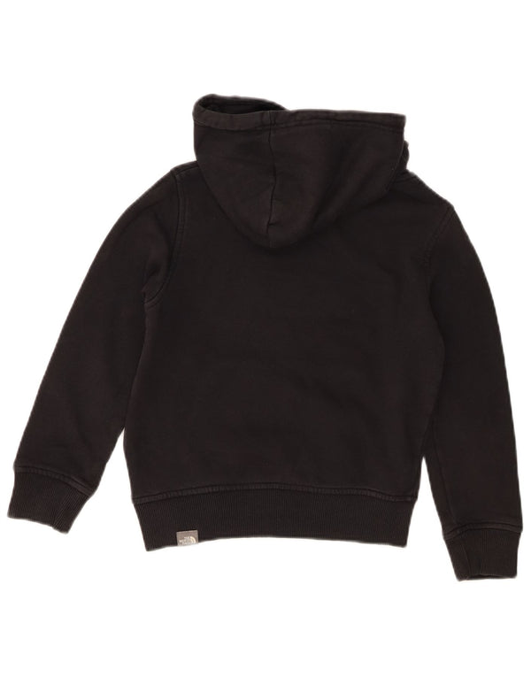 The North Face Jungen-Pullover mit grafischem Kapuzenpullover, 7–8 Jahre, Größe S, schwarze Baumwolle