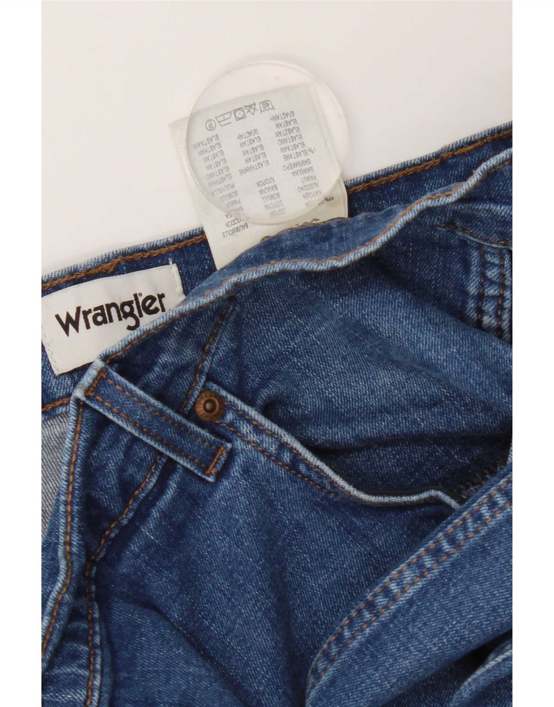 Wrangler Herren Texas Straight Jeans W44 L32 Blaue Baumwolle