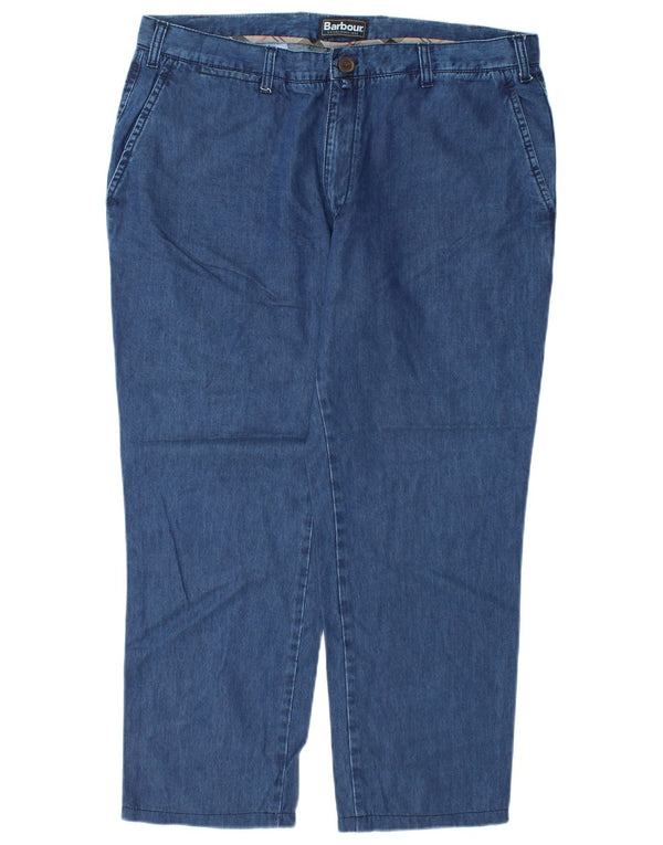 Barbour Damen-Jeans mit normaler Passform, gerade Passform, XL, W36, L27, blaues Lyocell