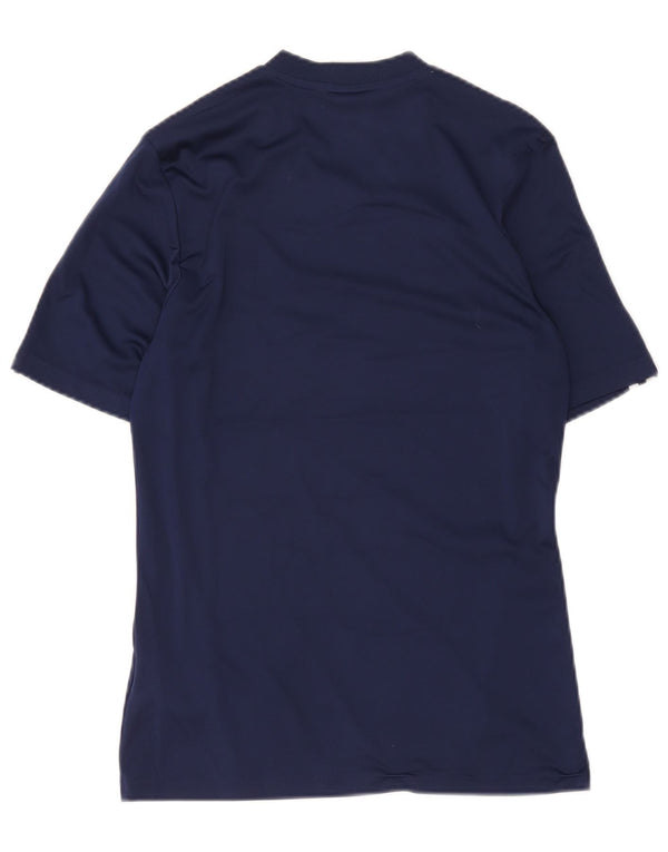 Adidas Herren T-Shirt Top Small Marineblau Polyester