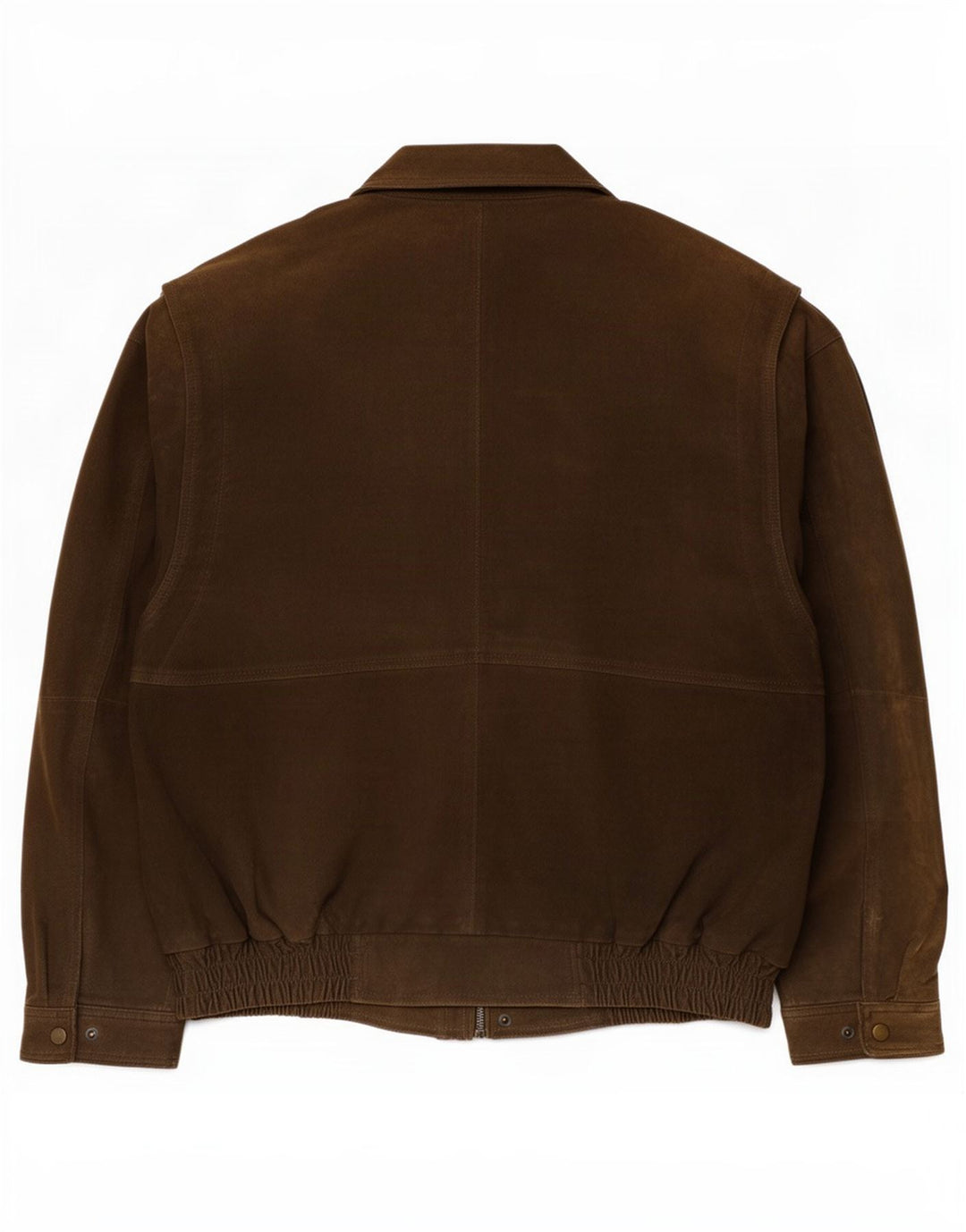 Basic Herren Wildlederjacke UK 40 Großes braunes Leder
