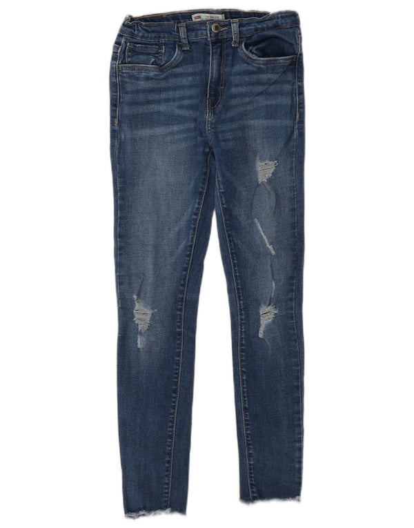 Levi's Mädchen 720 High Waist Super Skinny Jeans 11–12 Jahre W24 L26 Blau