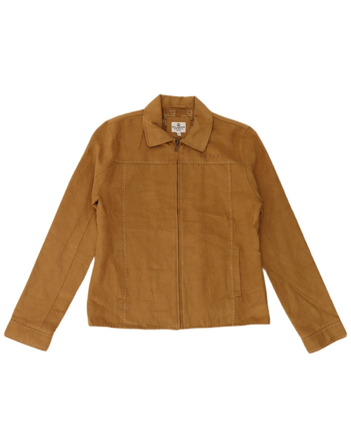 Billabong Damen Bomberjacke US 12 Large Beige Polyester