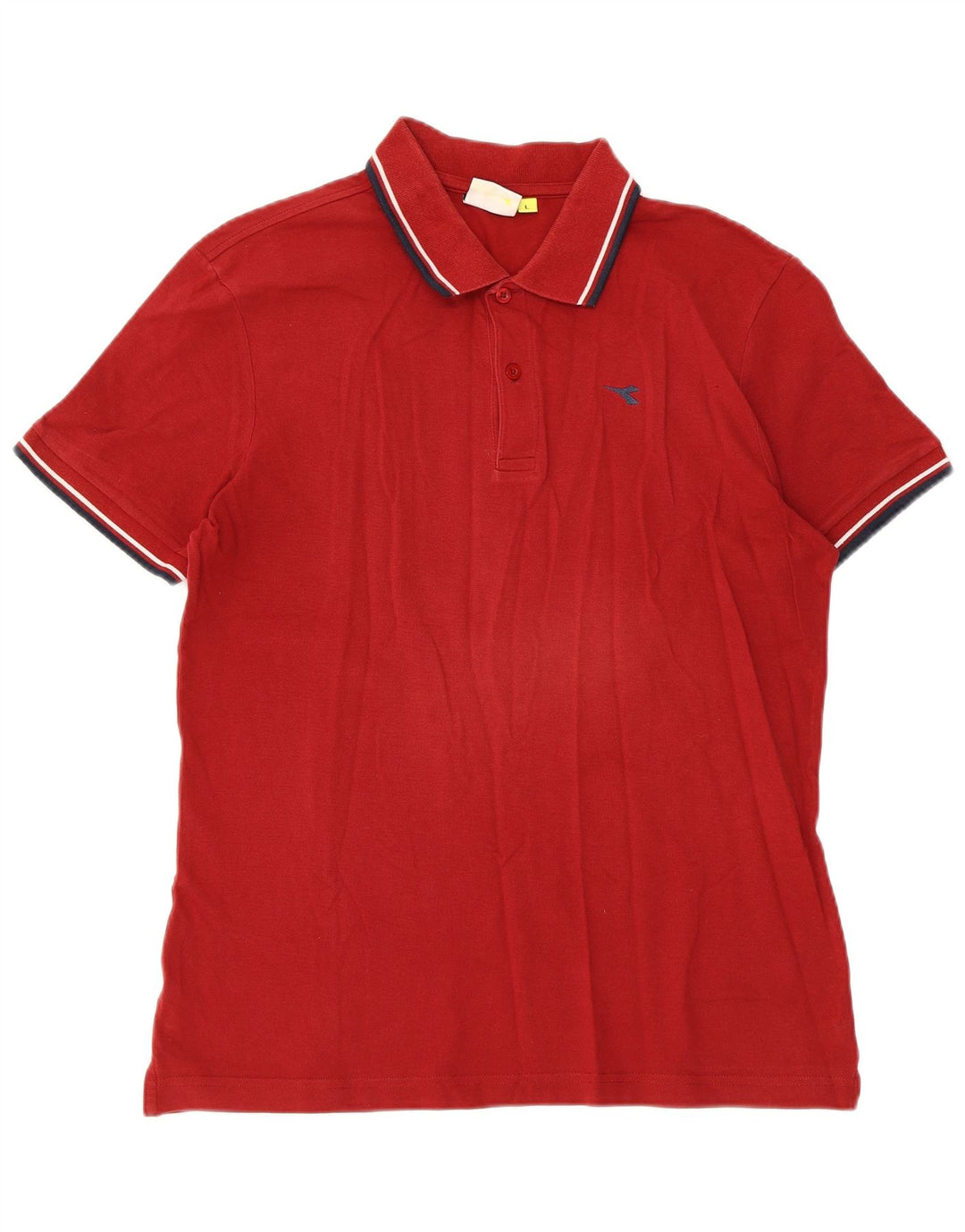 Diadora Herren Poloshirt Large Burgund