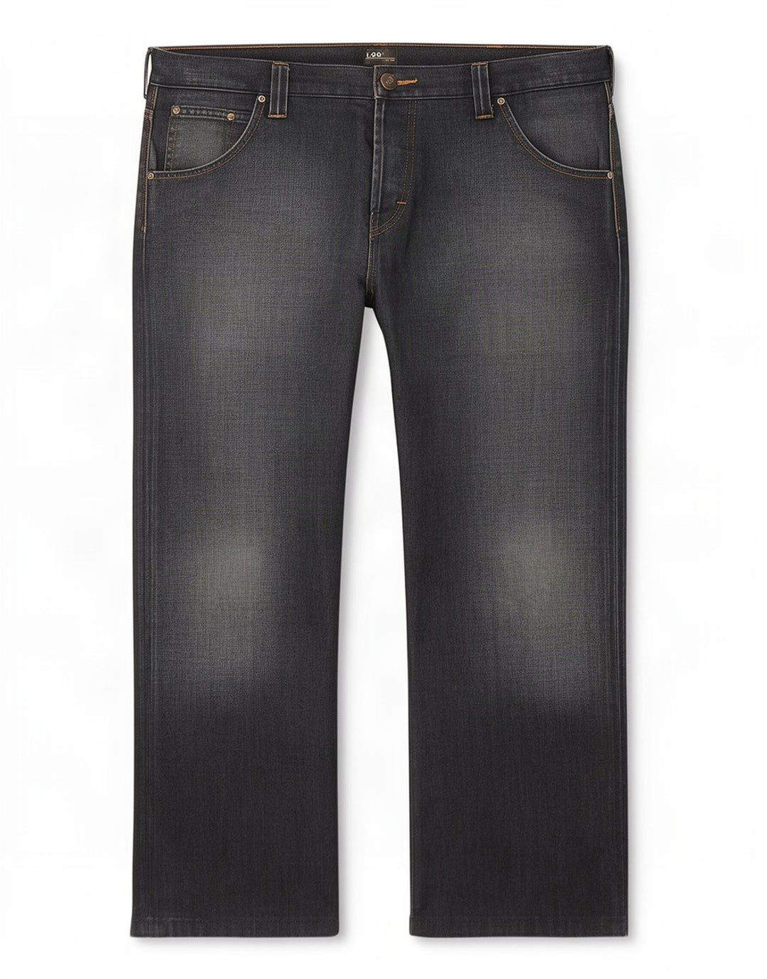 Lee Herren Flint Straight Jeans W38 L28 Marineblaue Baumwolle