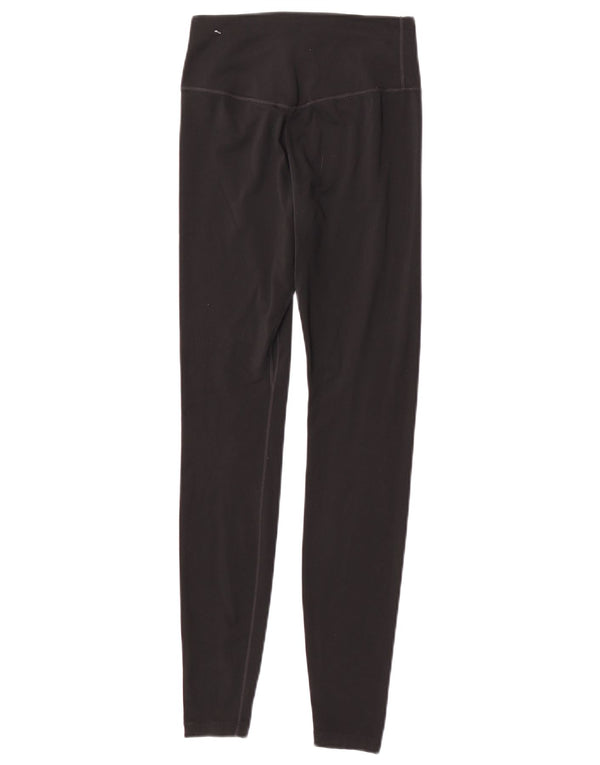 Nike Damen Dri Fit Leggings UK 4 XS Schwarz Polyester
