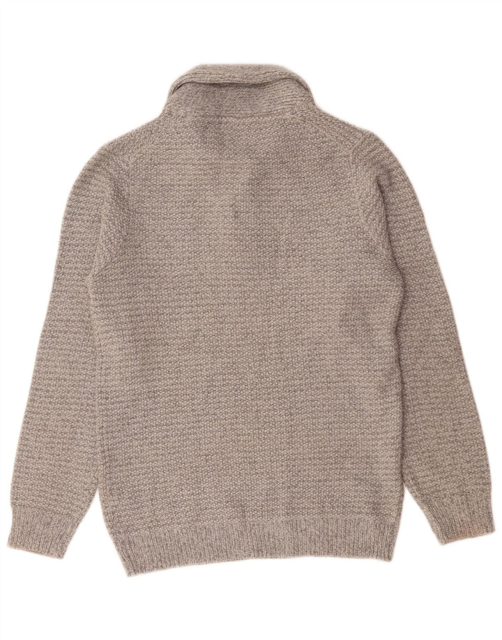 Marks & Spencer Herren-Pullover mit Rollkragen, Größe S, Acryl, Grau