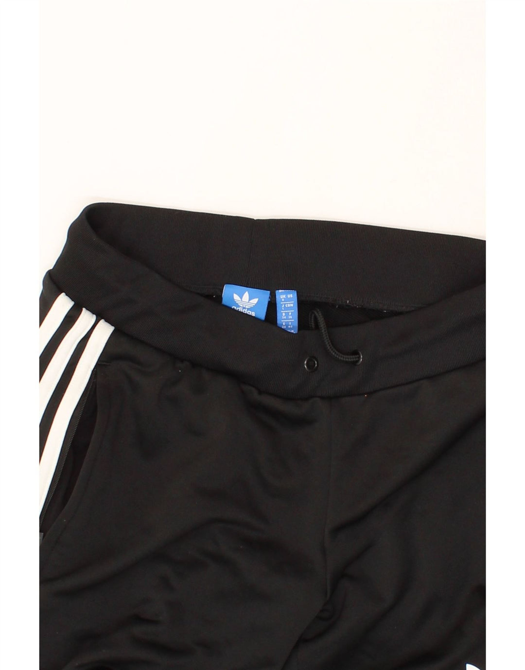 ADIDAS Womens Tracksuit Trousers Joggers UK 8 Small Black Polyester Vintage Adidas and Second-Hand Adidas from Messina Hembry 