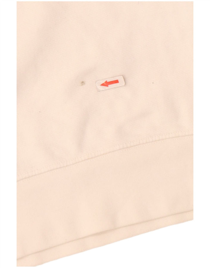 Zara Herren-Sweatshirt in Übergröße, groß, Weiß