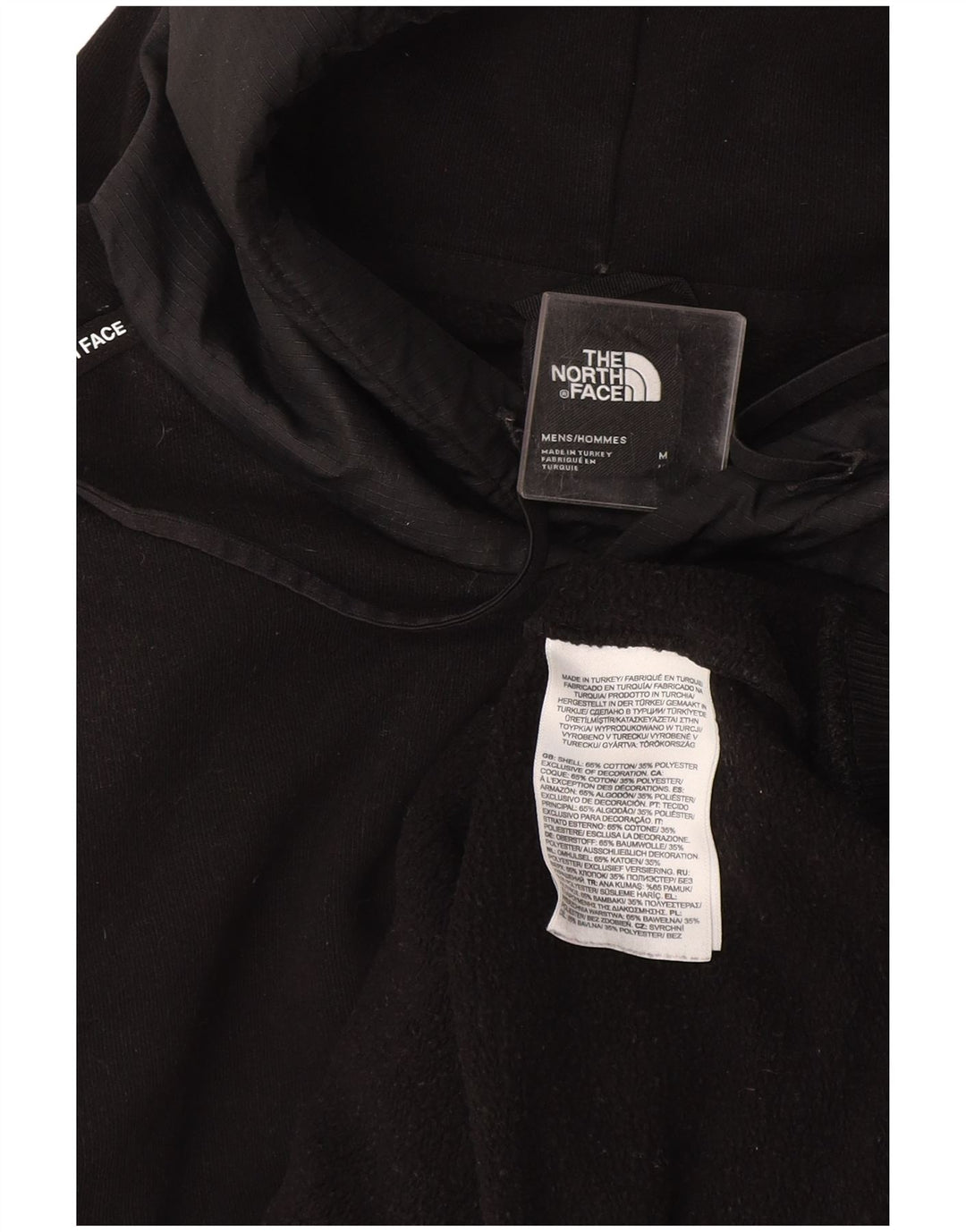 The North Face Herren-Kapuzenpullover aus mittelschwarzer Baumwolle
