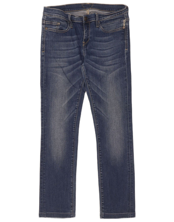 Meltin' Pot Damen Straight Jeans W32 L28 Blaue Baumwolle