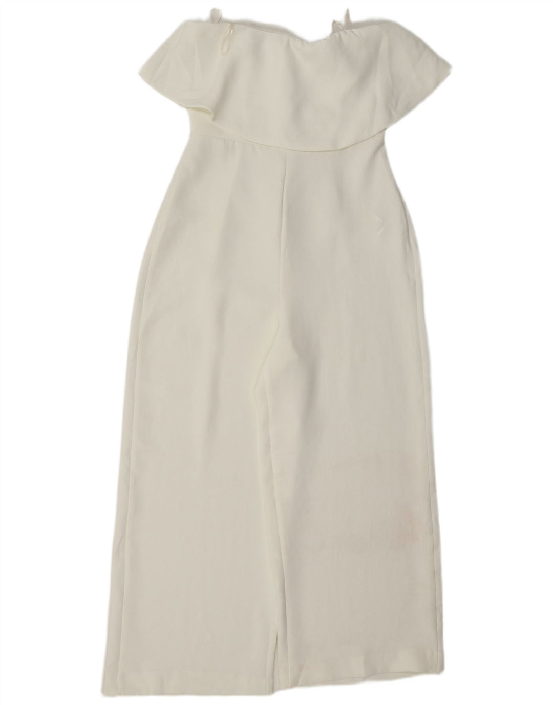 Trägerloser Damen-Jumpsuit von Zara, Größe S, Größe S, Weiß, Polyester
