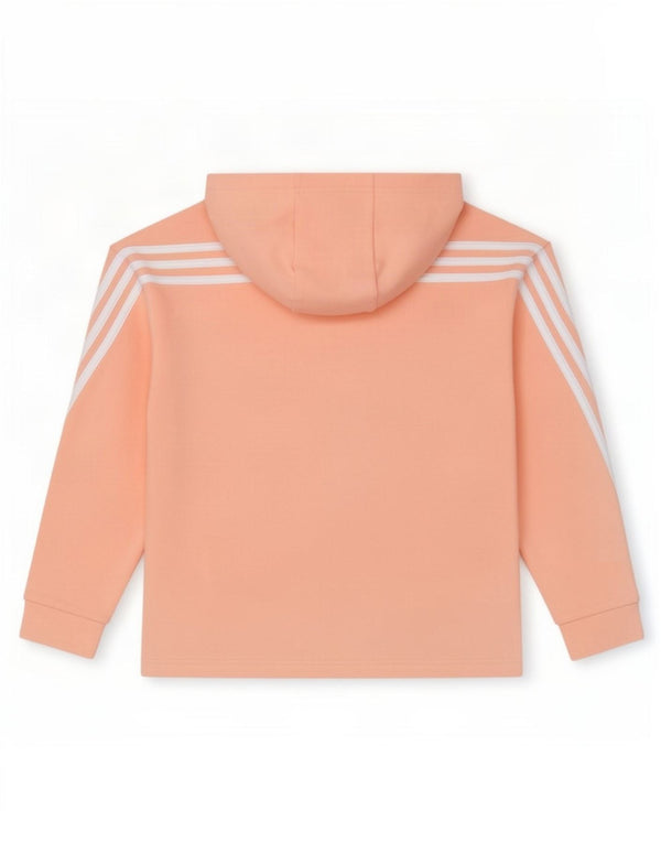 Adidas Jungen-Kapuzenpullover mit Reißverschluss, 13–14 Jahre, rosa Baumwolle