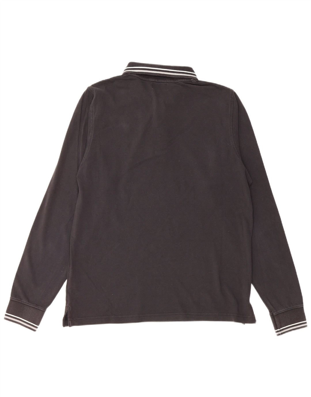 Kappa Herren-Poloshirt, groß, schwarze Baumwolle