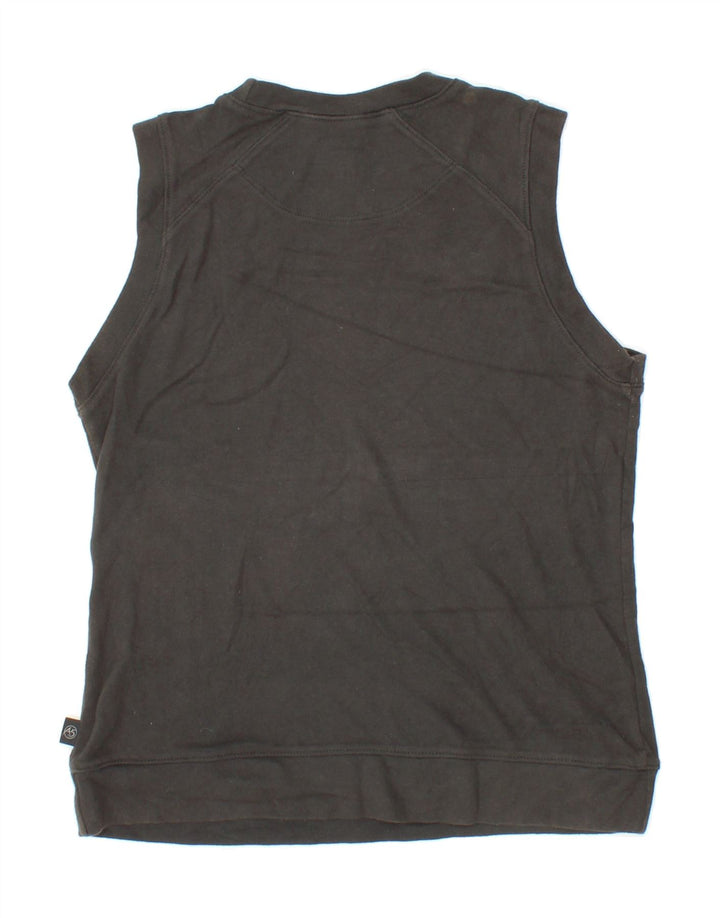THE NORTH FACE Damen Weste Top UK 14 Large Schwarz Baumwolle