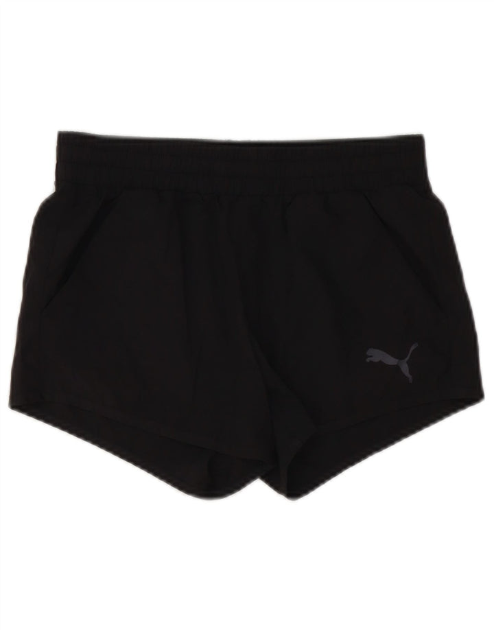 PUMA Mädchen Sportshorts 13–14 Jahre, schwarzes Polyester