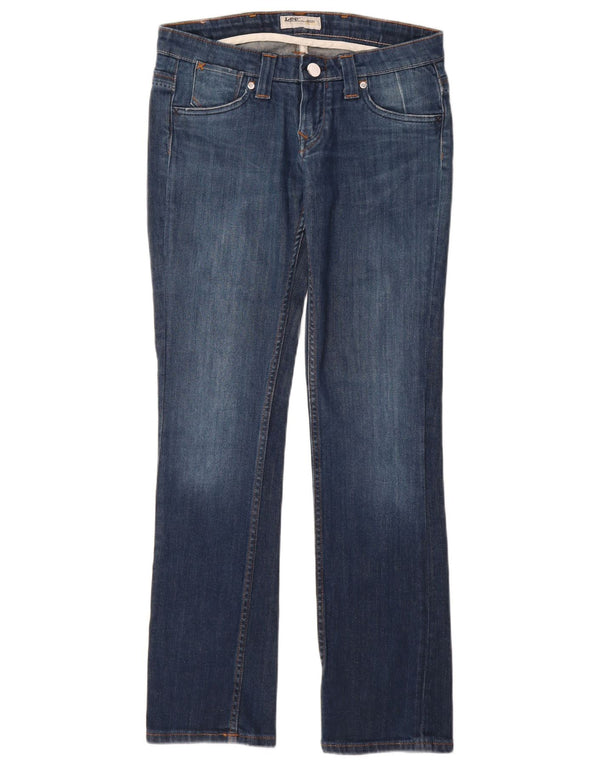 LEE Damen Selah Straight Straight Jeans W28 L31 Blaue Baumwolle