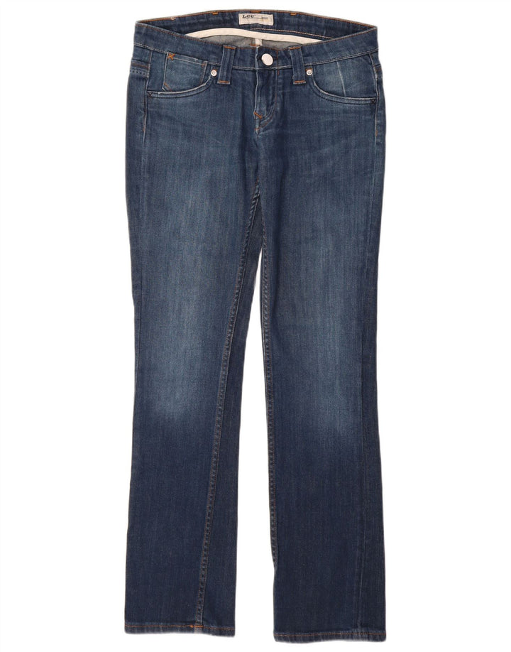 LEE Damen Selah Straight Straight Jeans W28 L31 Blaue Baumwolle