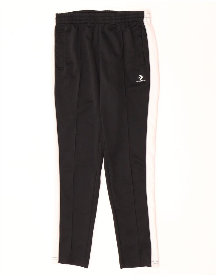 Converse Damen-Trainingshose, Größe S, Größe S, Schwarz, Colourblock-Polyester