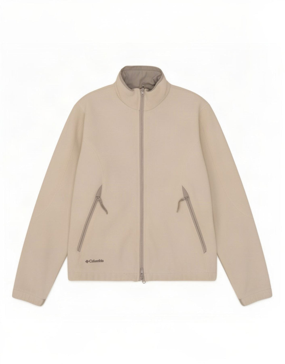 Columbia Liner-Fleecejacke für Damen, UK 10, Größe S, Weiß, Colourblock-Polyester