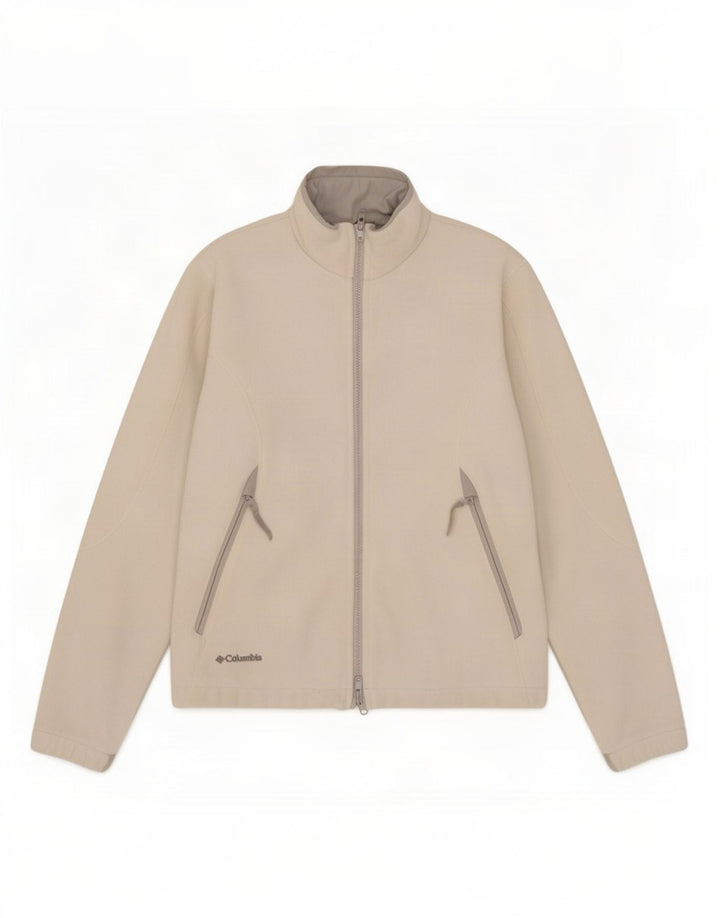 Columbia Liner-Fleecejacke für Damen, UK 10, Größe S, Weiß, Colourblock-Polyester
