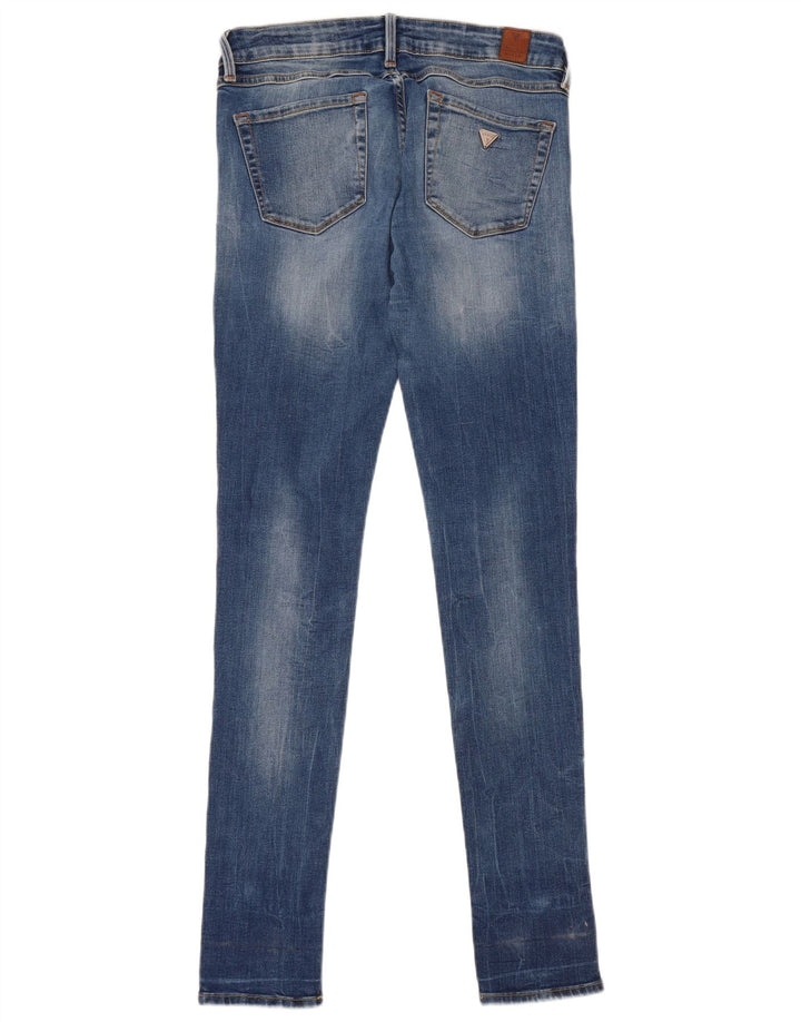 Guess Damen Skinny Jeans W29 L32 Blau