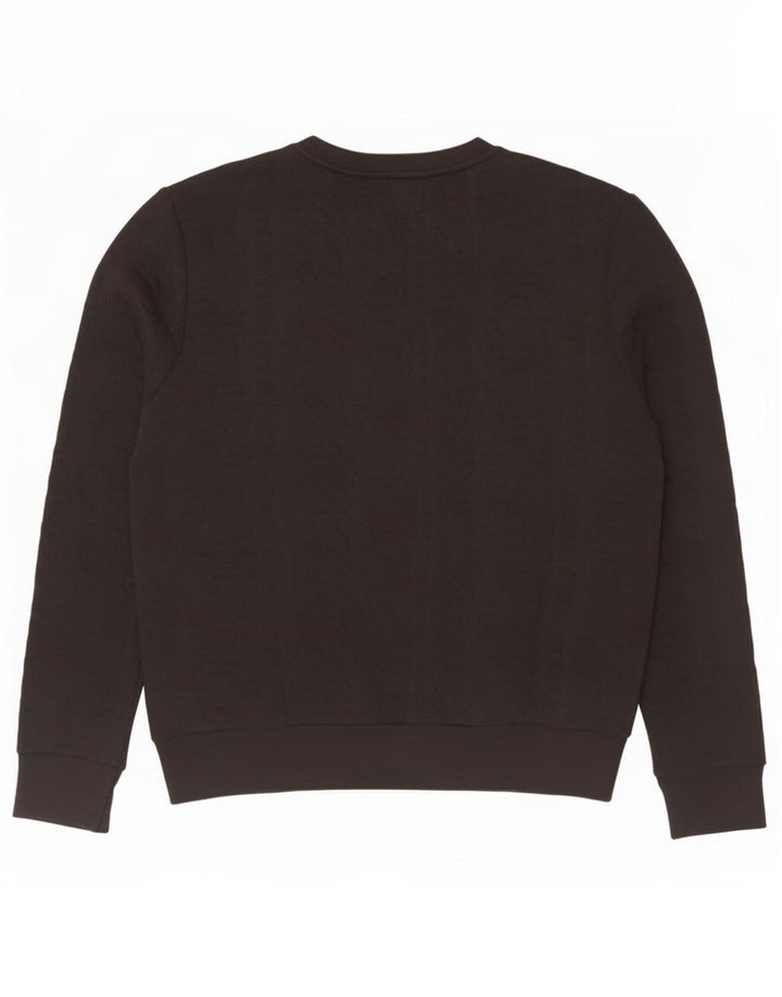 Tommy Hilfiger Damen Sweatshirt Pullover UK 16 Large Schwarz Polyester