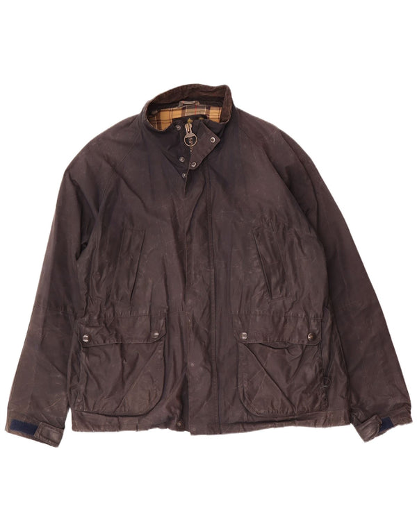 Barbour Herrenjacke aus gewachster Baumwolle, UK 44 2XL, Marineblau