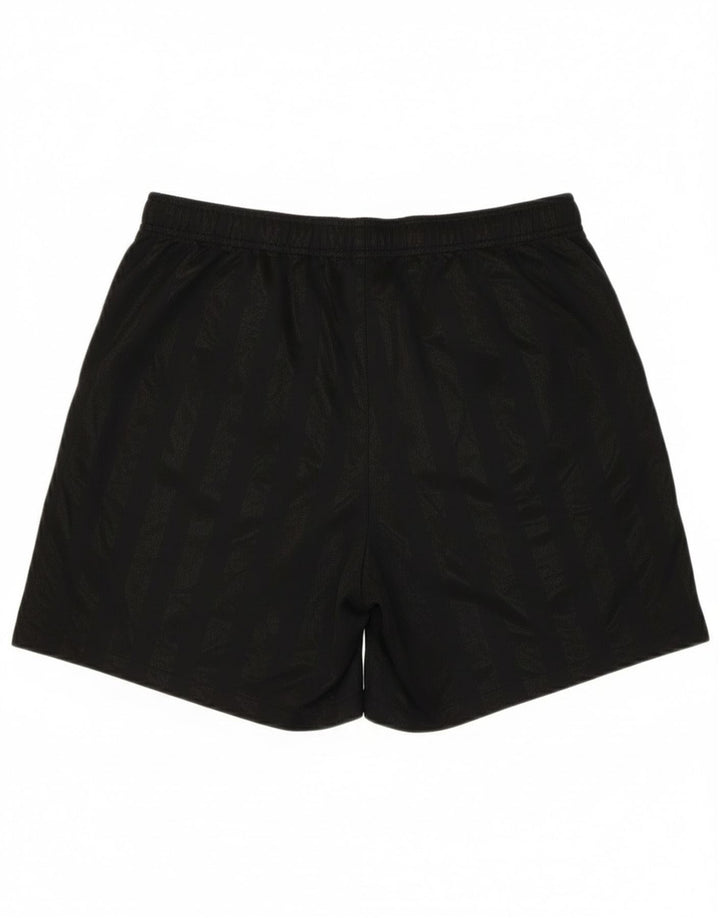 Nike Herren-Sportshorts, mittelgroß, schwarz gestreift, Polyester