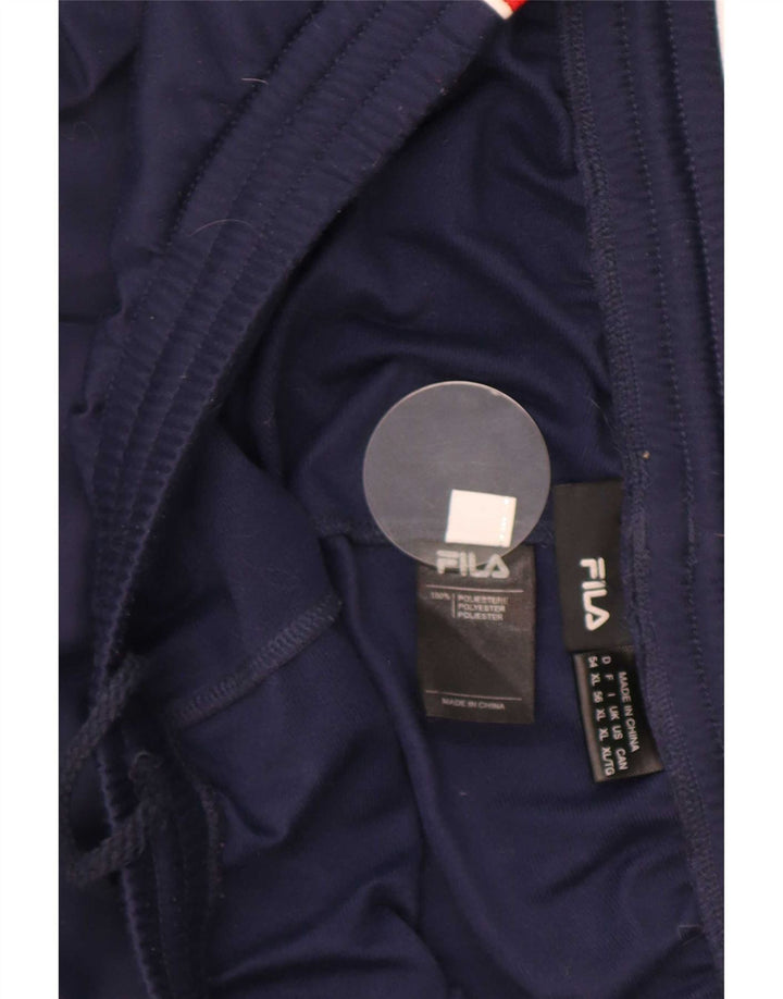 Fila Herren-Trainingshose XL, Marineblau, Farbblock-Polyester