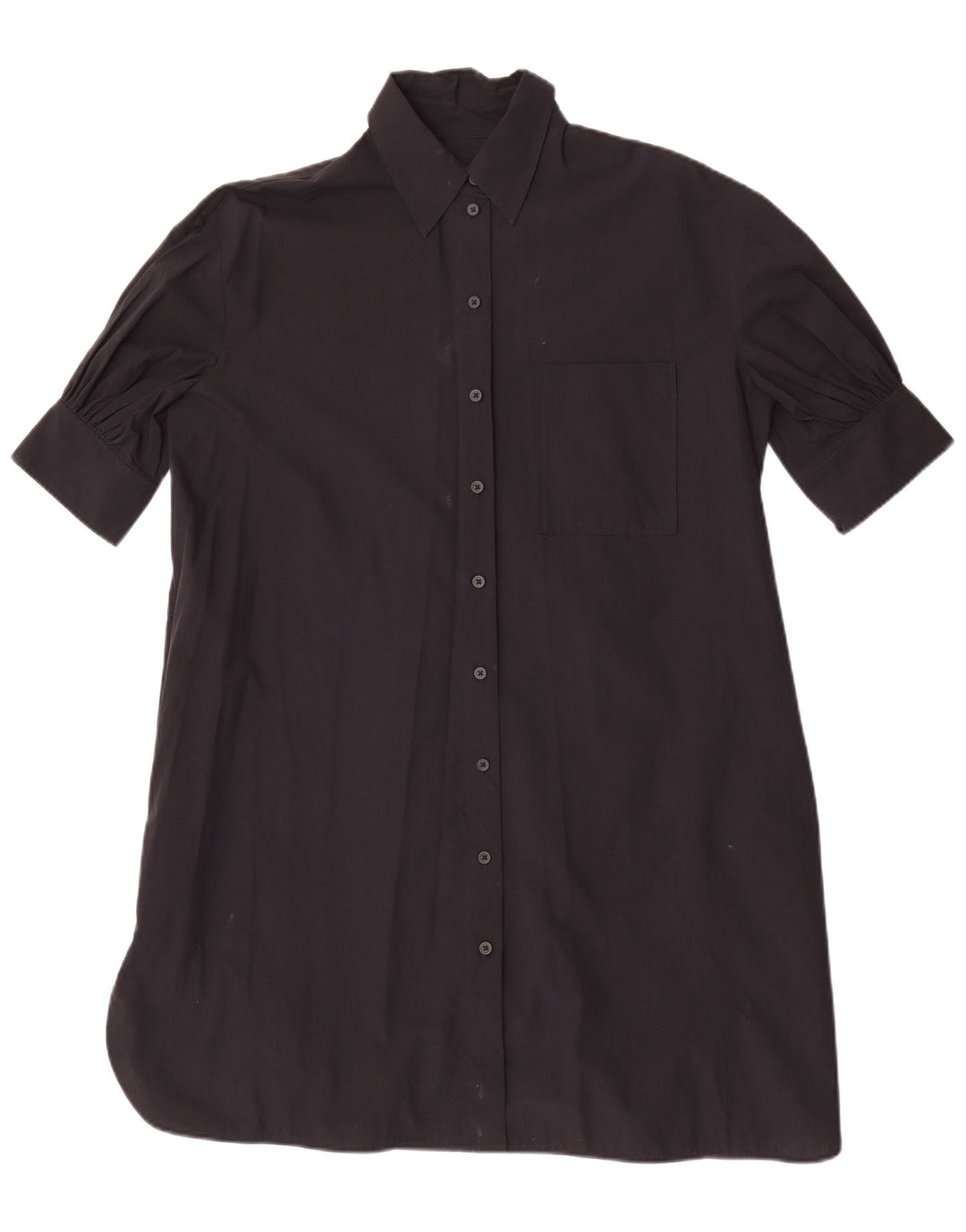 Cos Damen Übergroßes Etuikleid EU 32 2XS Schwarze Baumwolle