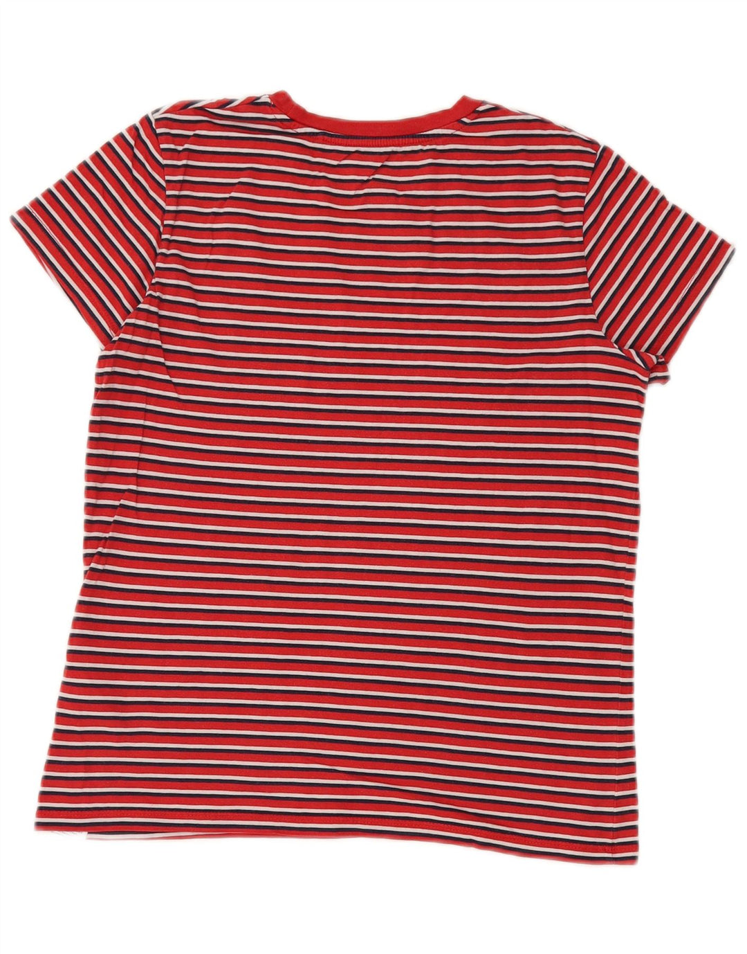 LEVI'S Herren-T-Shirt-Oberteil, klein, rot gestreift, Baumwolle
