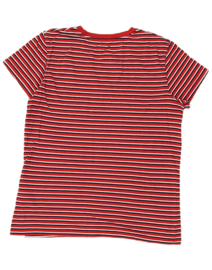 LEVI'S Herren-T-Shirt-Oberteil, klein, rot gestreift, Baumwolle