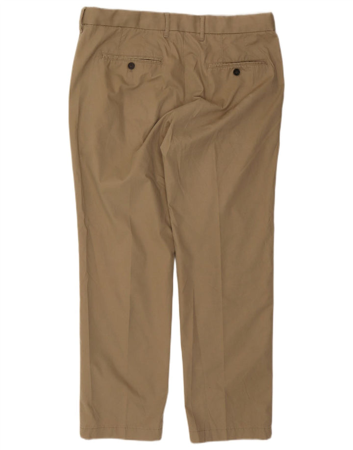 Marks & Spencer Herren-Chinohose mit normaler Passform, W36, L29, Beige, Baumwolle